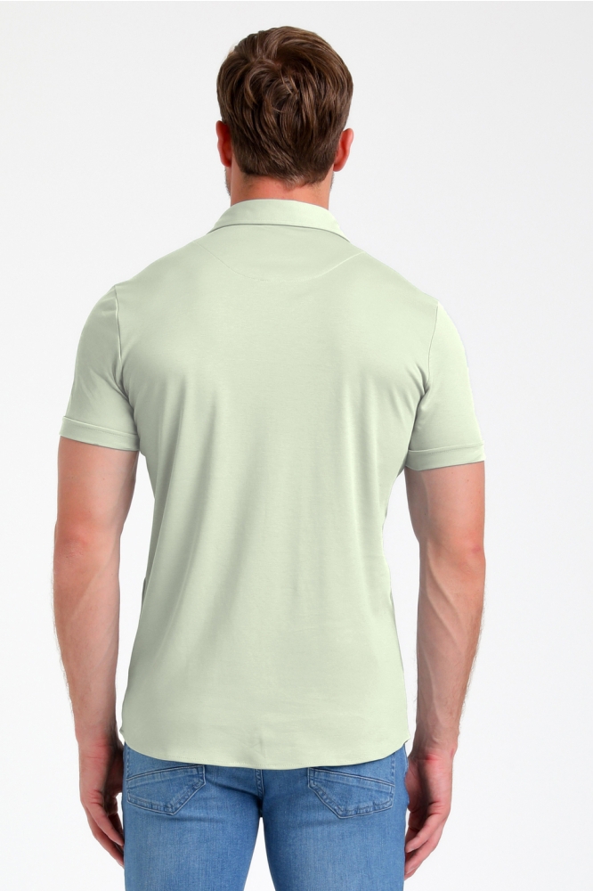 JERSEY KORTE MOUWEN OVERHEMD 335934 MINT
